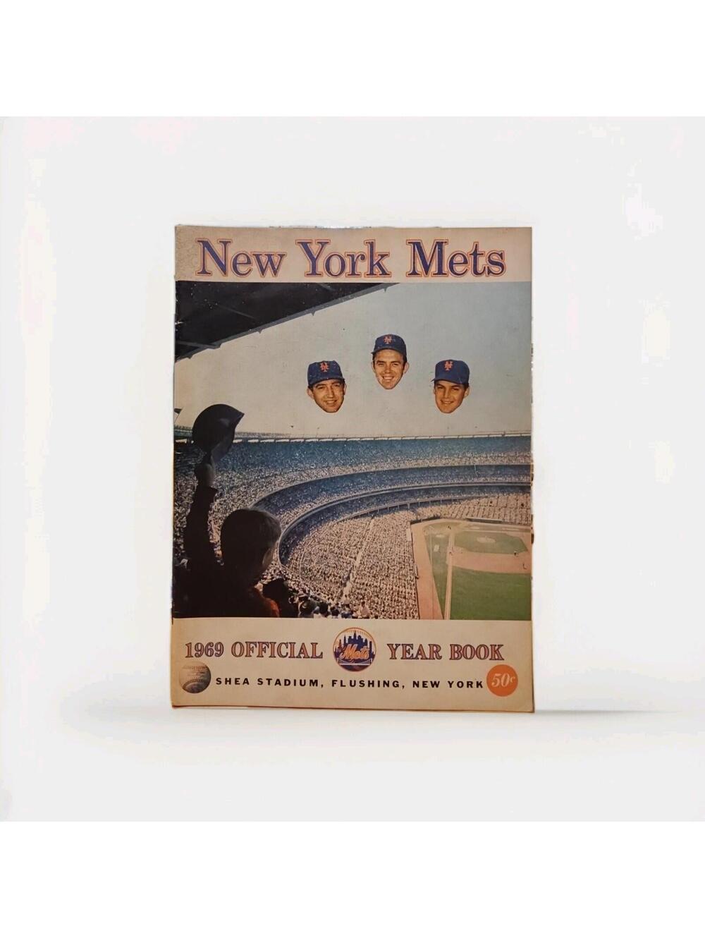 ORIGINAL 1969 METS YEARBOOK World Series Year Tom SEAVER RYAN Crisp